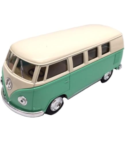 ミニカー　VW　フォルクスワーゲン　タイプⅡ　マイクロバス　1962 Amazon | 1/24 1962 ワーゲン タイプ2 バス 赤 アーリーバス 6ボルト